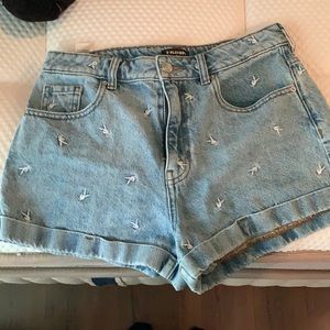 PLAYBOY x PACSUN HIGH WAIST SHORTS